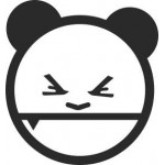 Panda emotikonka 36szt